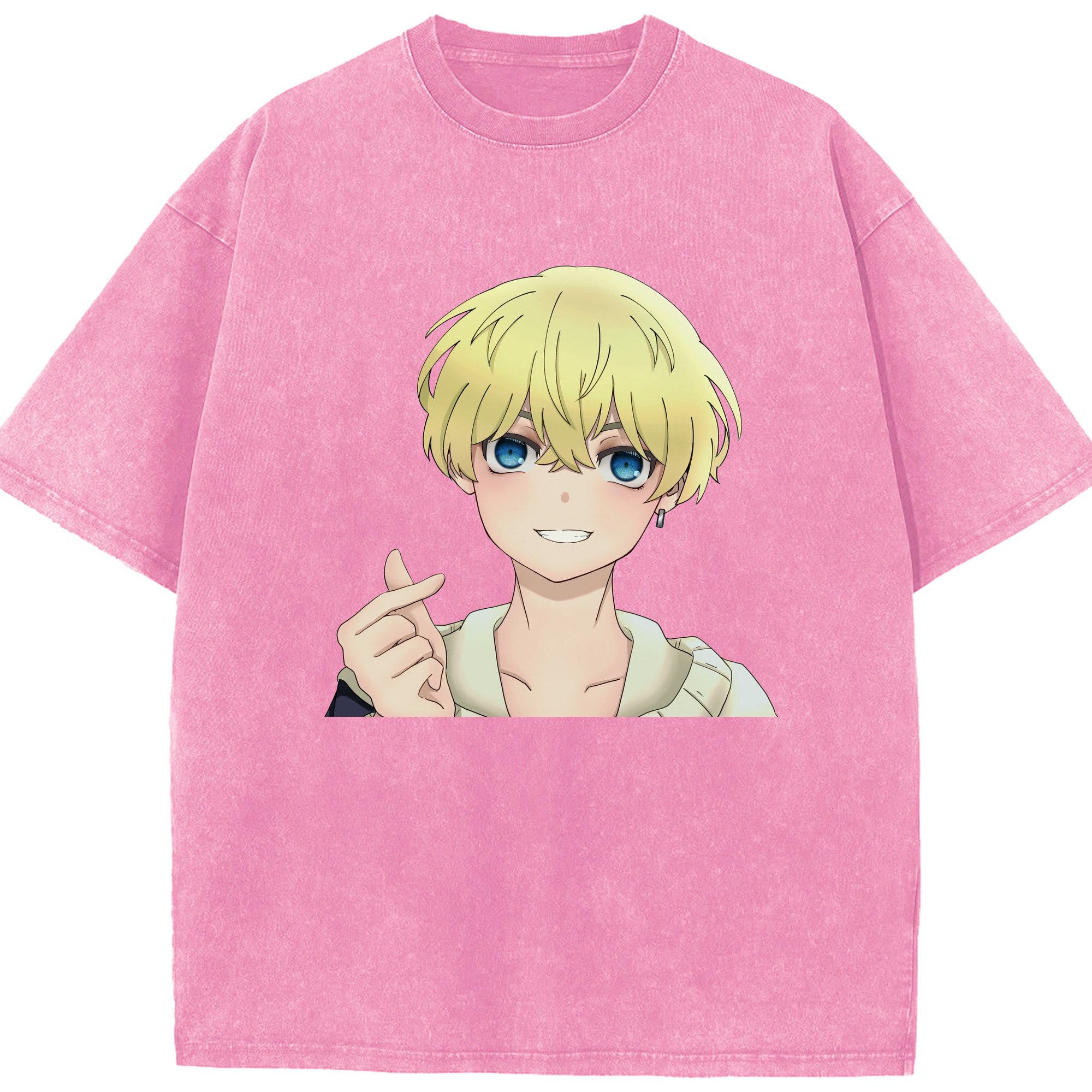 （画像用） 東京リベンジャーズ Tokyo Revengers 綿100% ヴィンテージ風 半袖Tシャツ（フロントプリント）